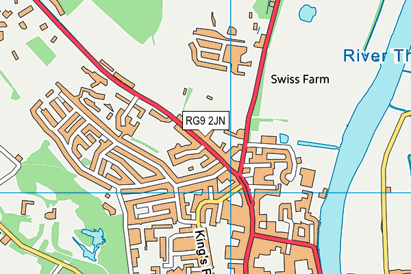 RG9 2JN map - OS VectorMap District (Ordnance Survey)