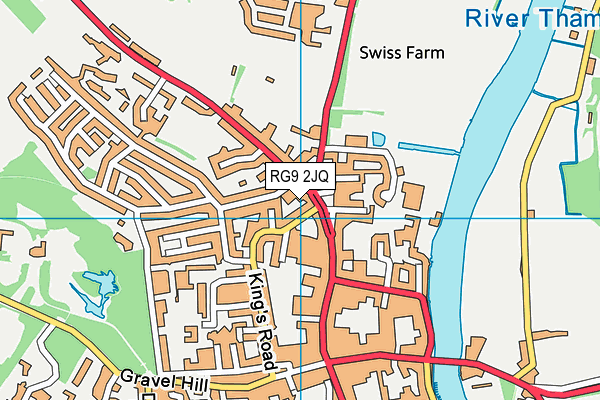 RG9 2JQ map - OS VectorMap District (Ordnance Survey)