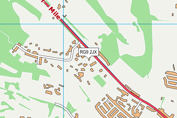 RG9 2JX map - OS VectorMap District (Ordnance Survey)