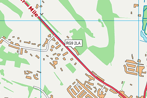 RG9 2LA map - OS VectorMap District (Ordnance Survey)