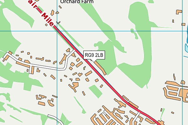 RG9 2LB map - OS VectorMap District (Ordnance Survey)