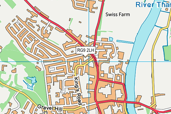 RG9 2LH map - OS VectorMap District (Ordnance Survey)