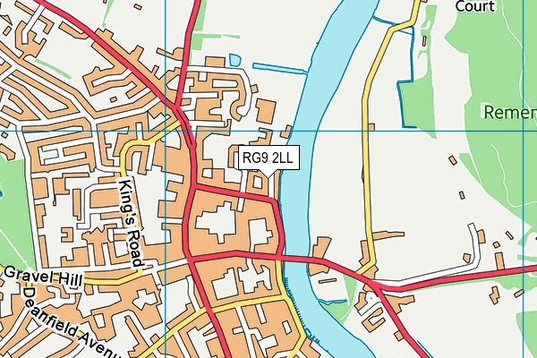 RG9 2LL map - OS VectorMap District (Ordnance Survey)