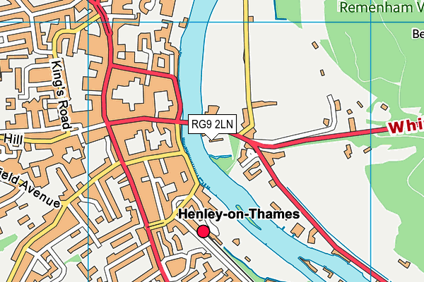 RG9 2LN map - OS VectorMap District (Ordnance Survey)