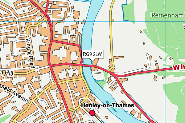 RG9 2LW map - OS VectorMap District (Ordnance Survey)