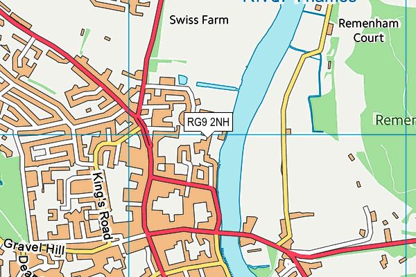 RG9 2NH map - OS VectorMap District (Ordnance Survey)