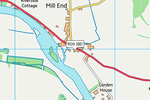 RG9 3BD map - OS VectorMap District (Ordnance Survey)