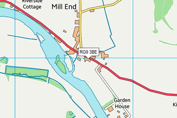 RG9 3BE map - OS VectorMap District (Ordnance Survey)
