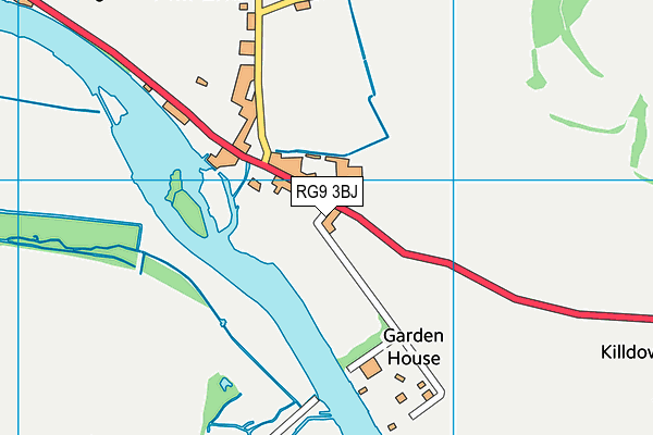 RG9 3BJ map - OS VectorMap District (Ordnance Survey)