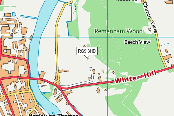 RG9 3HD map - OS VectorMap District (Ordnance Survey)