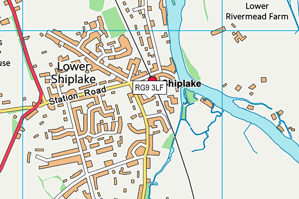 RG9 3LF map - OS VectorMap District (Ordnance Survey)