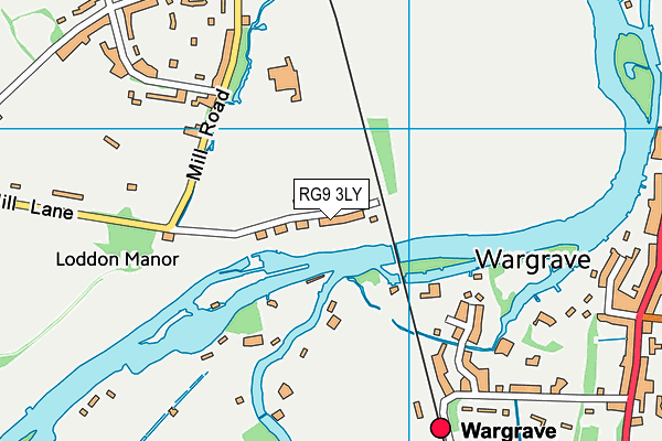 RG9 3LY map - OS VectorMap District (Ordnance Survey)