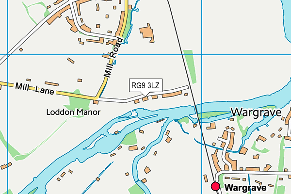 RG9 3LZ map - OS VectorMap District (Ordnance Survey)