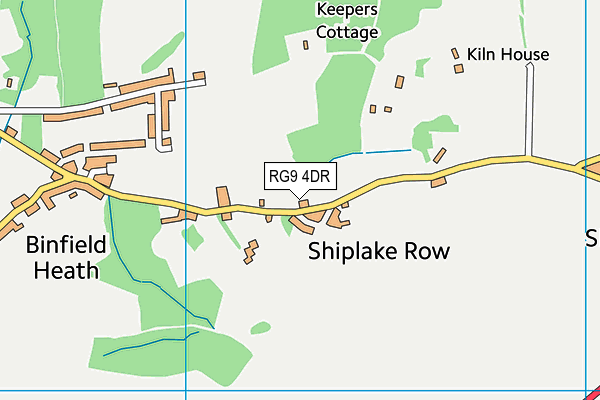 RG9 4DR map - OS VectorMap District (Ordnance Survey)