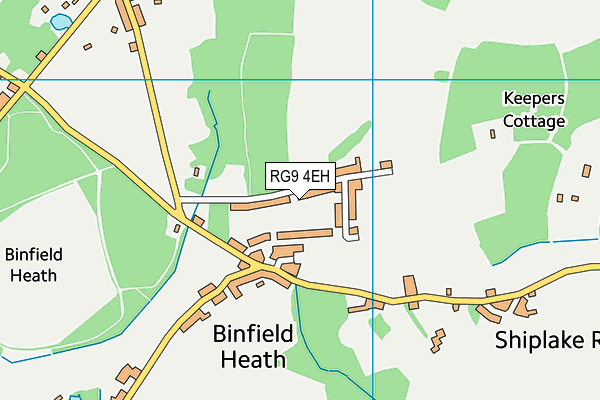 RG9 4EH map - OS VectorMap District (Ordnance Survey)