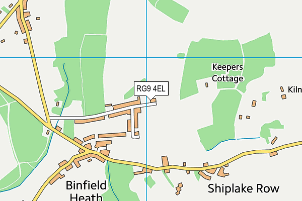 RG9 4EL map - OS VectorMap District (Ordnance Survey)