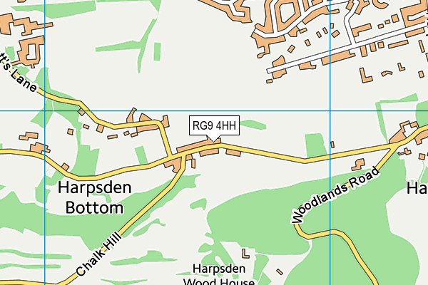 RG9 4HH map - OS VectorMap District (Ordnance Survey)