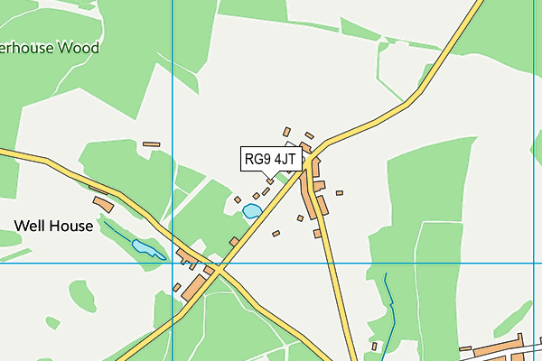 RG9 4JT map - OS VectorMap District (Ordnance Survey)
