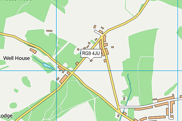 RG9 4JU map - OS VectorMap District (Ordnance Survey)