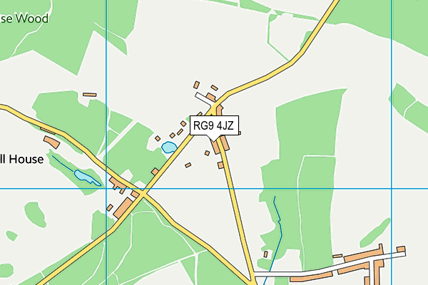 RG9 4JZ map - OS VectorMap District (Ordnance Survey)