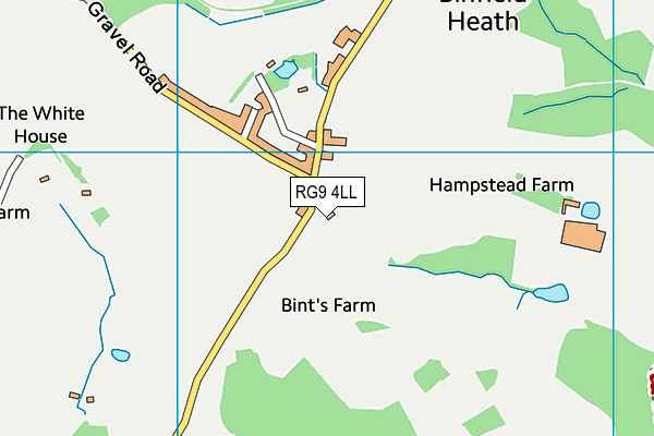 RG9 4LL map - OS VectorMap District (Ordnance Survey)