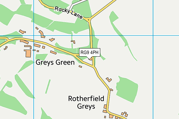RG9 4PH map - OS VectorMap District (Ordnance Survey)