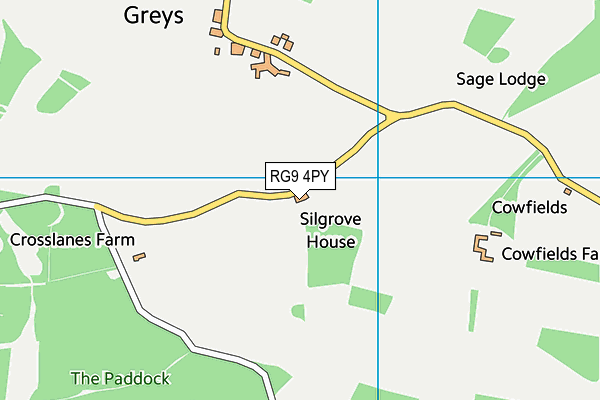 RG9 4PY map - OS VectorMap District (Ordnance Survey)