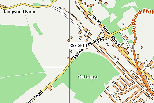 RG9 5HT map - OS VectorMap District (Ordnance Survey)