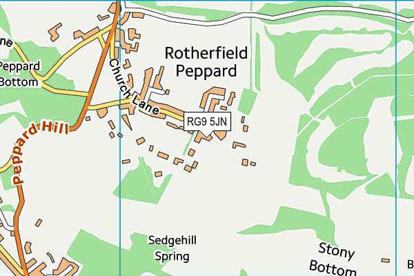 RG9 5JN map - OS VectorMap District (Ordnance Survey)