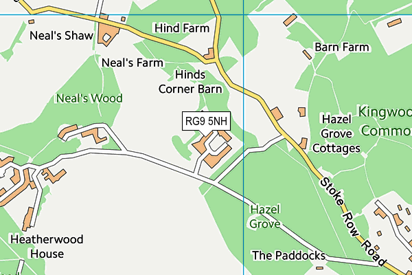 RG9 5NH map - OS VectorMap District (Ordnance Survey)