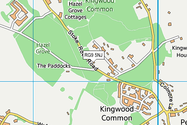 RG9 5NJ map - OS VectorMap District (Ordnance Survey)