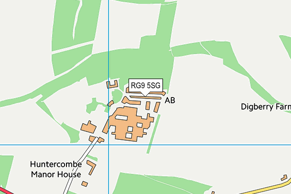 RG9 5SG map - OS VectorMap District (Ordnance Survey)