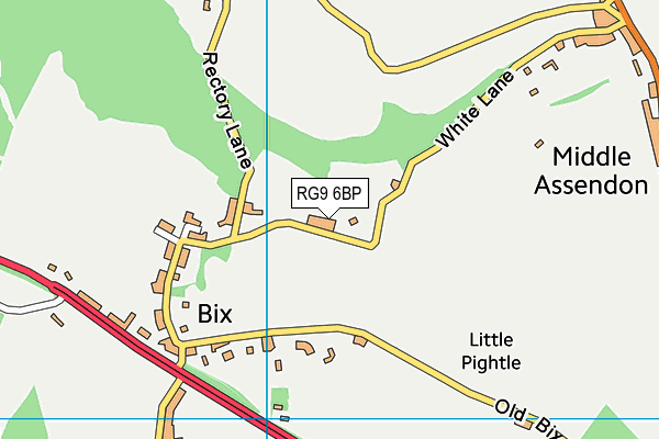 RG9 6BP map - OS VectorMap District (Ordnance Survey)