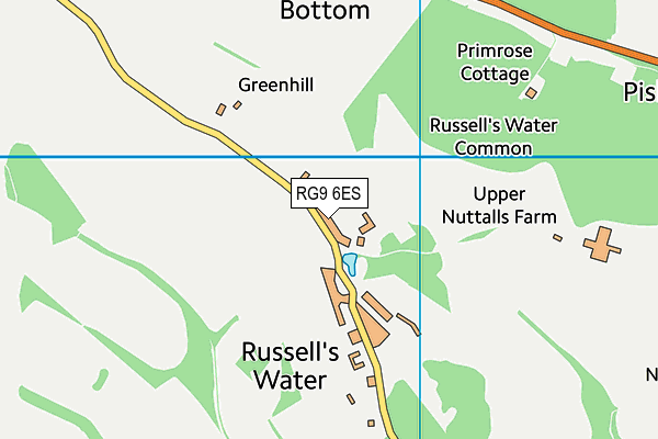 RG9 6ES map - OS VectorMap District (Ordnance Survey)