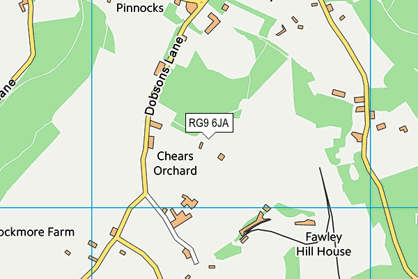 RG9 6JA map - OS VectorMap District (Ordnance Survey)