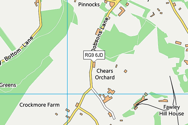 RG9 6JD map - OS VectorMap District (Ordnance Survey)