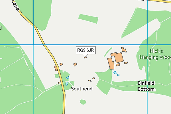 RG9 6JR map - OS VectorMap District (Ordnance Survey)