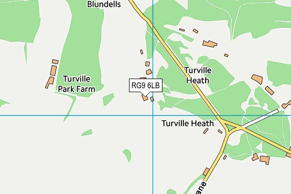 Turville Park Cricket Club map (RG9 6LB) - OS VectorMap District (Ordnance Survey)