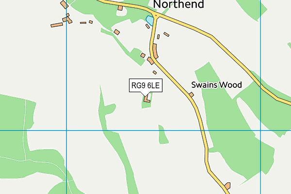 RG9 6LE map - OS VectorMap District (Ordnance Survey)
