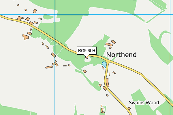 RG9 6LH map - OS VectorMap District (Ordnance Survey)