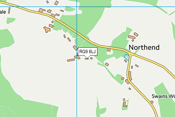 RG9 6LJ map - OS VectorMap District (Ordnance Survey)