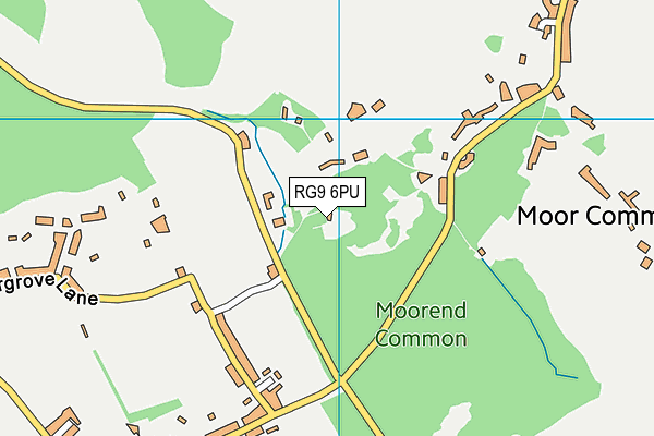 RG9 6PU map - OS VectorMap District (Ordnance Survey)
