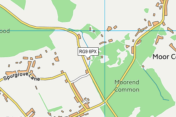 RG9 6PX map - OS VectorMap District (Ordnance Survey)