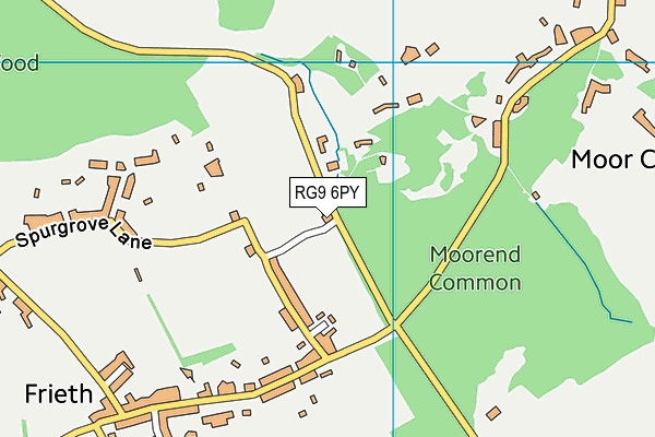 RG9 6PY map - OS VectorMap District (Ordnance Survey)