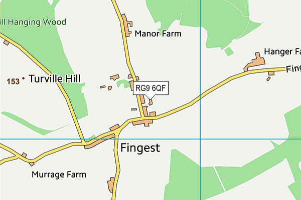 RG9 6QF map - OS VectorMap District (Ordnance Survey)