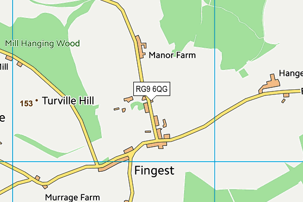 RG9 6QG map - OS VectorMap District (Ordnance Survey)