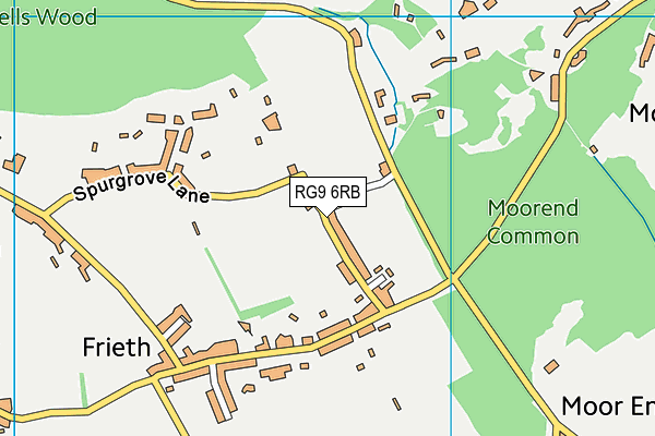 RG9 6RB map - OS VectorMap District (Ordnance Survey)