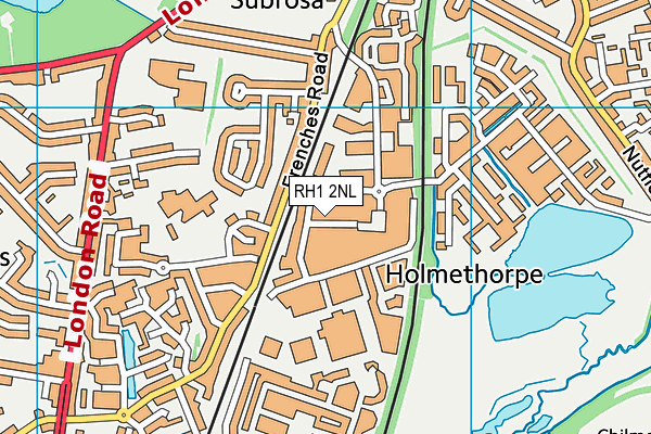 Map of COURTESY CARS REDHILL LIMITED at district scale