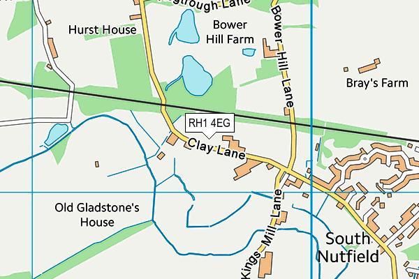Map of REDHILL FARM SERVICES LTD at district scale