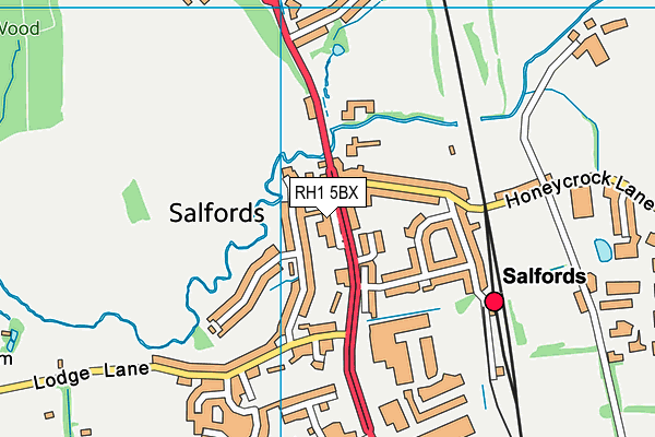 Map of SOUTHMARSH LIMITED at district scale